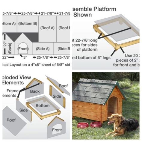 plastic dog house plans